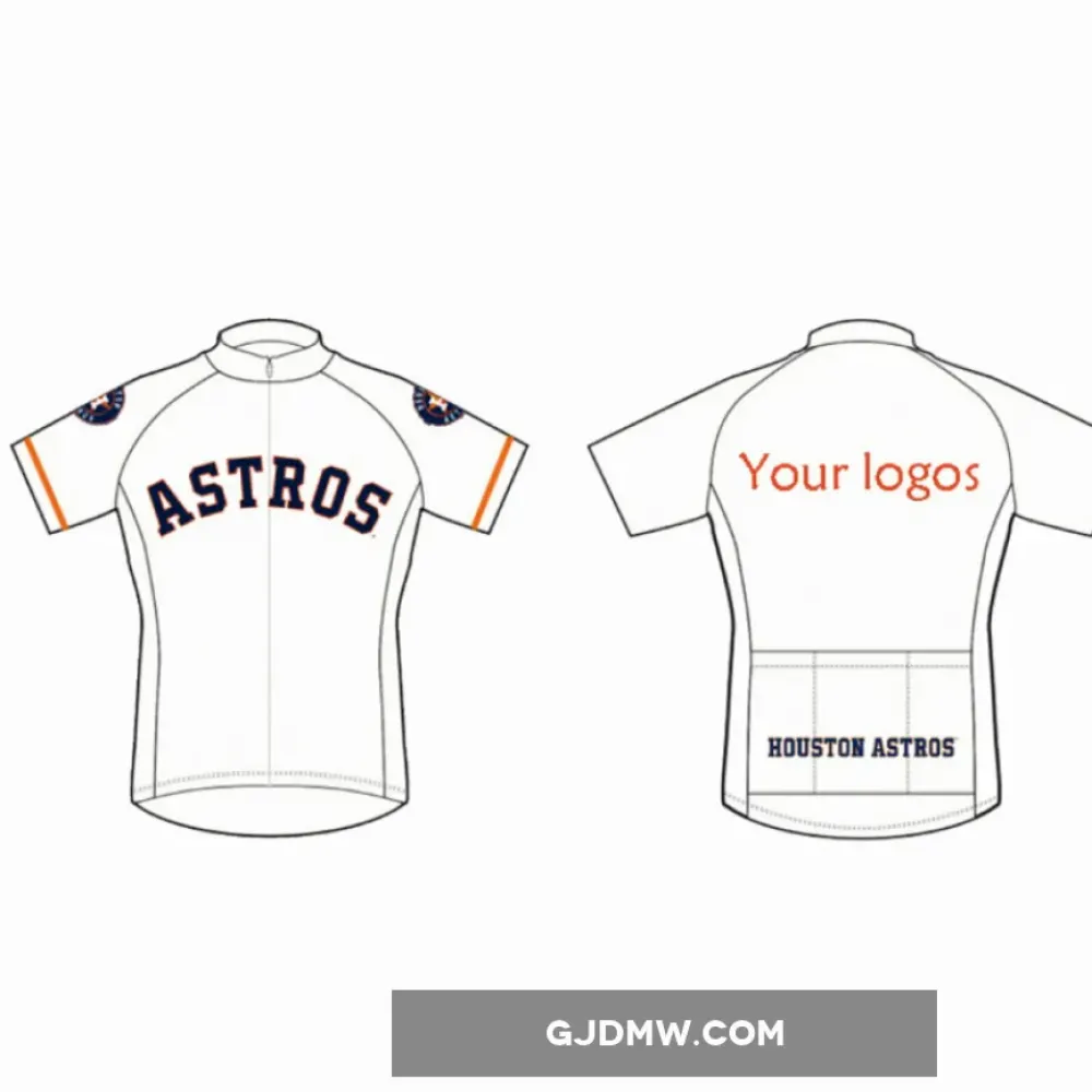 MLB Houston Astros Custom Made Cycling Jerseys