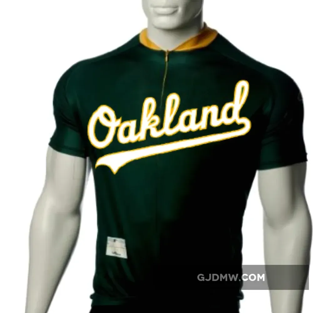 MLB Oakland Athletics Cycling Jerseys new logos