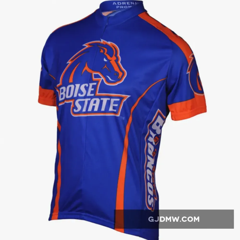 NCAA Boise State Broncos Short Sleeve Cycling Jerseys