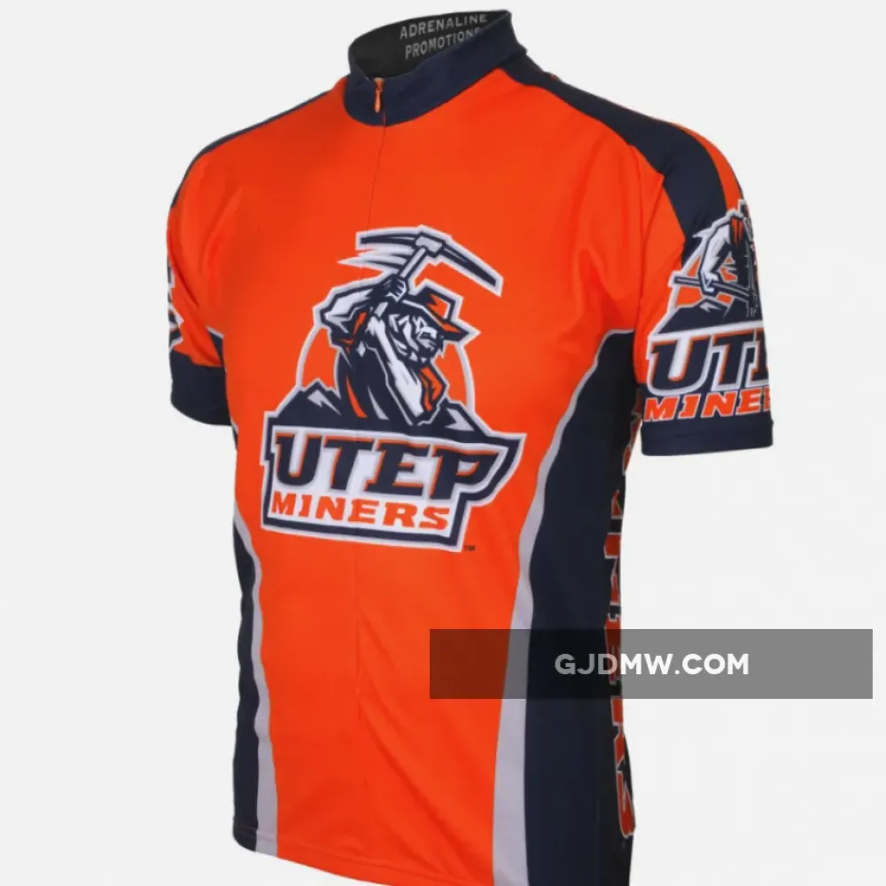 NCAA The University of Texas at El Paso UTEP Miners Cycling Jerseys