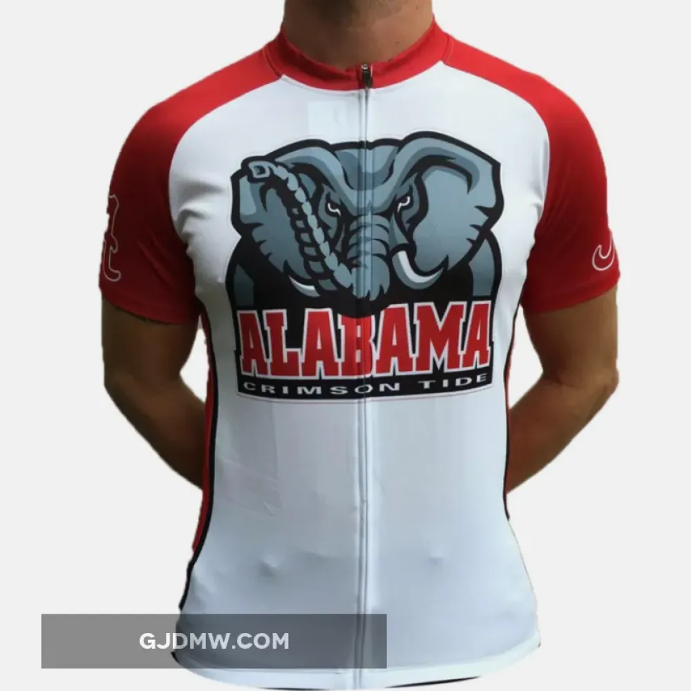 NCAA UA University of Alabama Crimson Tide NCAA Cycling Jerseys