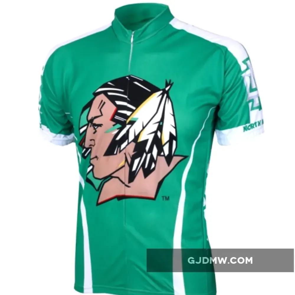 NCAA UND University of North Dakota Fighting Hawks Sioux Cycling Jerseys