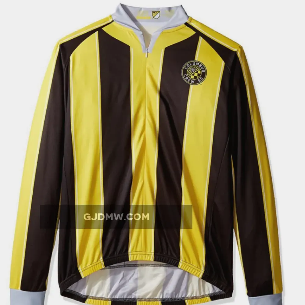 MLS Columbus Crew Long Sleeve Cycling Jerseys