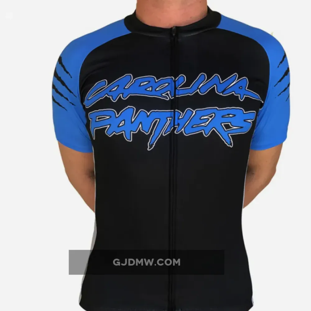 NFL Carolina Panthers Short Sleeve Cycling Jerseys