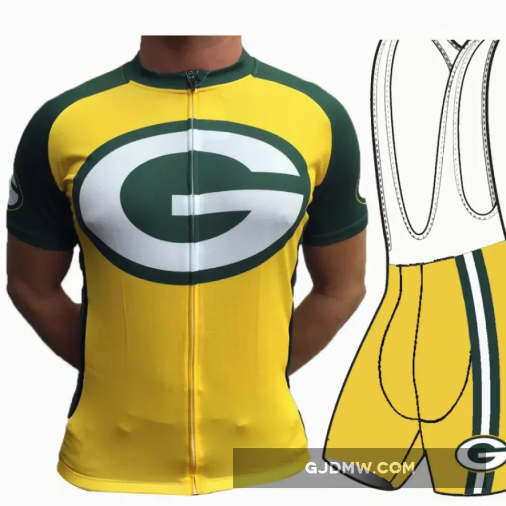 NFL Green Bay Packers Short Sleeve Cycling Jersey