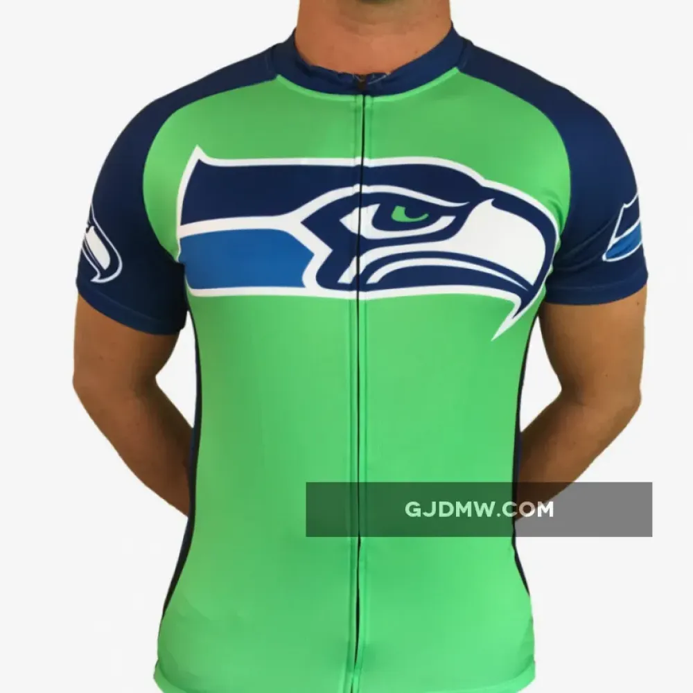 NFL Seattle Seahawks Short Sleeve Cycling Jersey