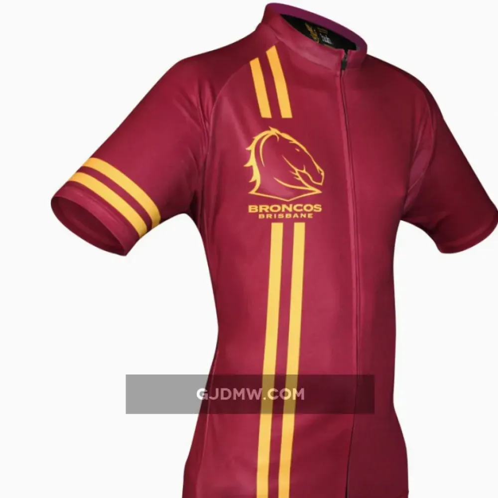 NRL Broncos Short Sleeve Cycling Jerseys