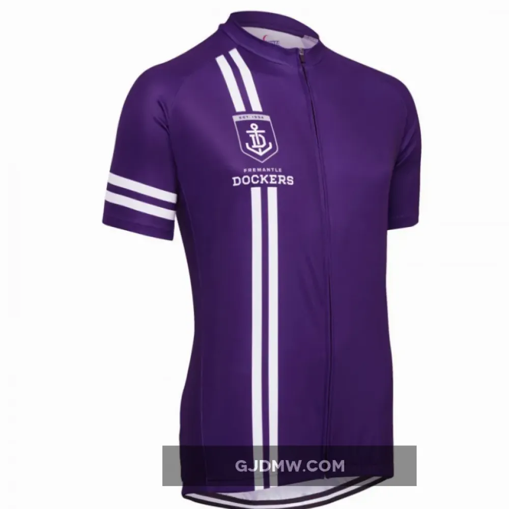 AFL Fremantle Dockers Mountain and road bike Short Sleeve Cycling Jerseys