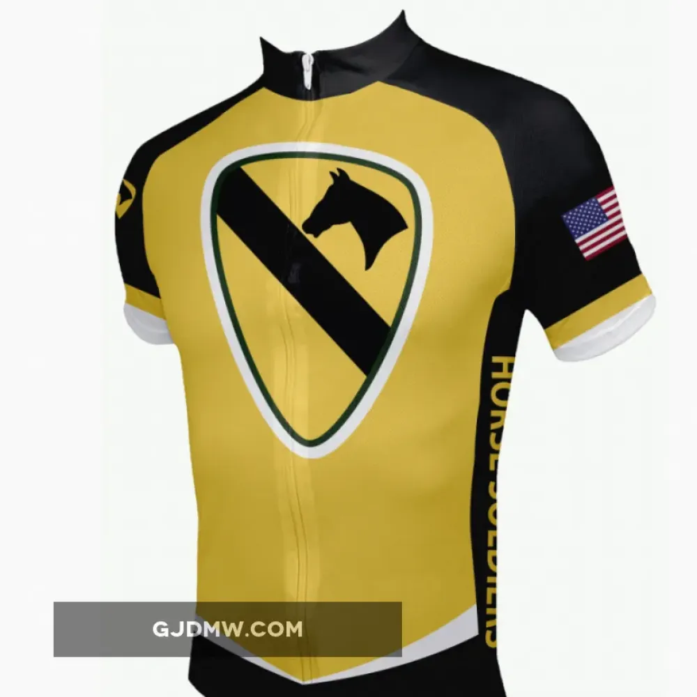 US Army Unit 1st Cavalry Division Cycling Jerseys