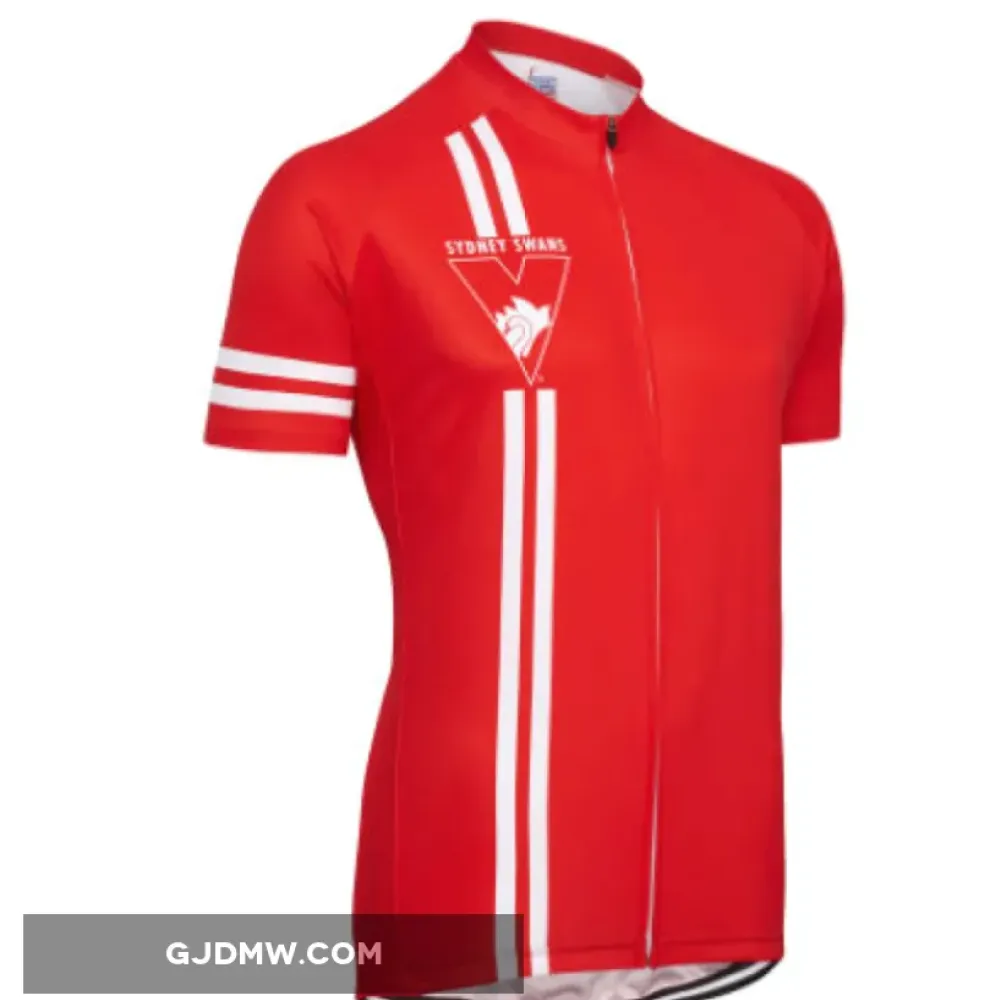 AFL Sydney Swans Mountain and road bike Short Sleeve Cycling Jerseys