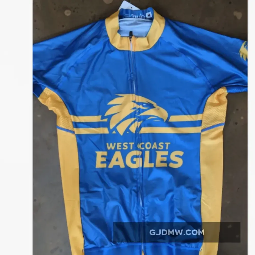 AFL West Coast Eagles Bike Clothing Short Sleeve Cycling Jerseys