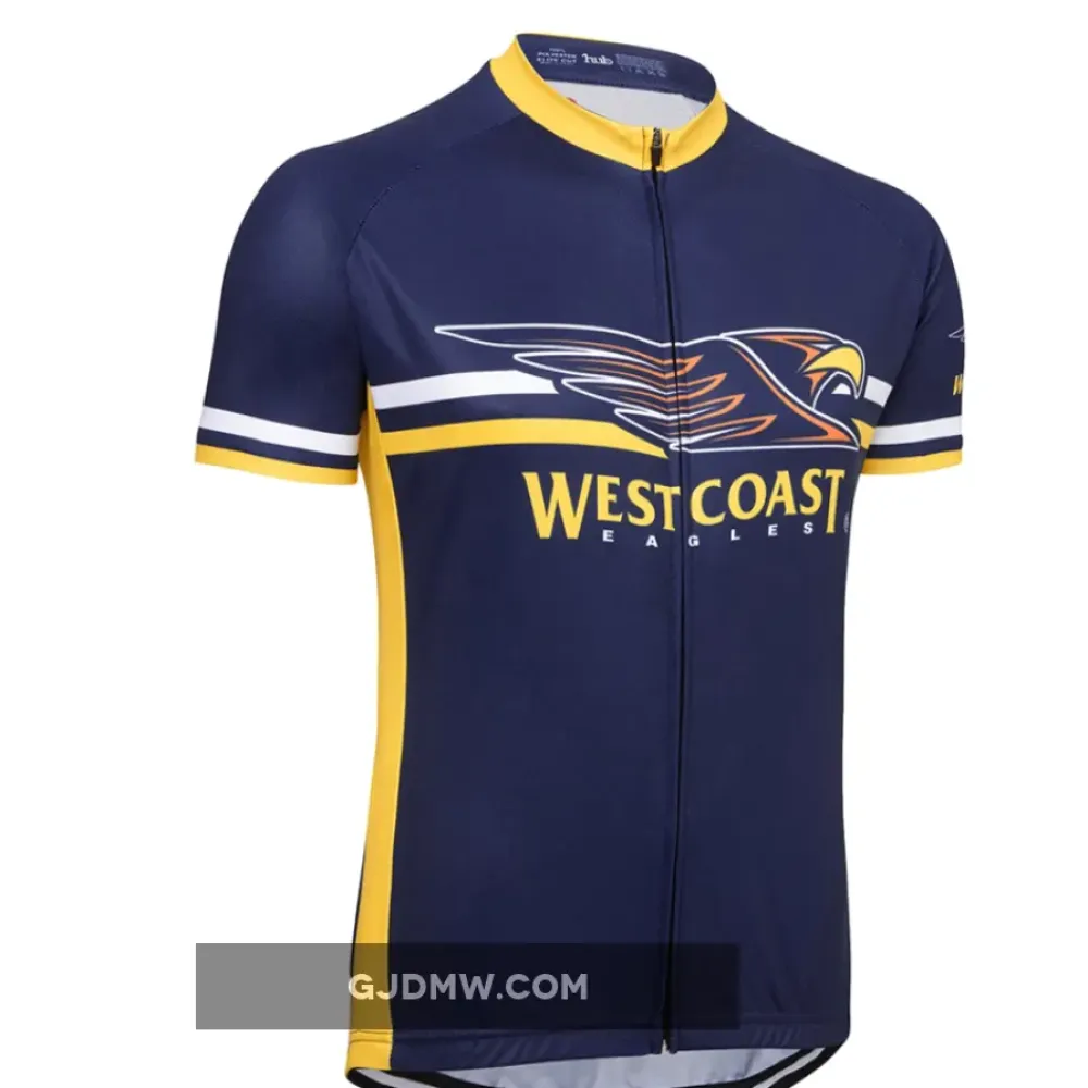 AFL West Coast Eagles Cycle Apparel Short Sleeve Cycling Jerseys