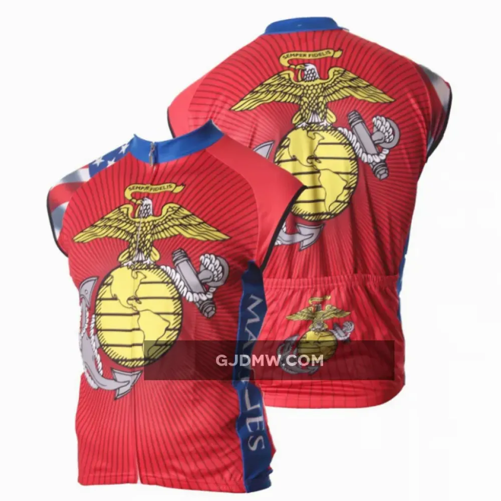 US United States Marine Corps Sleeveless Cycling Jerseys