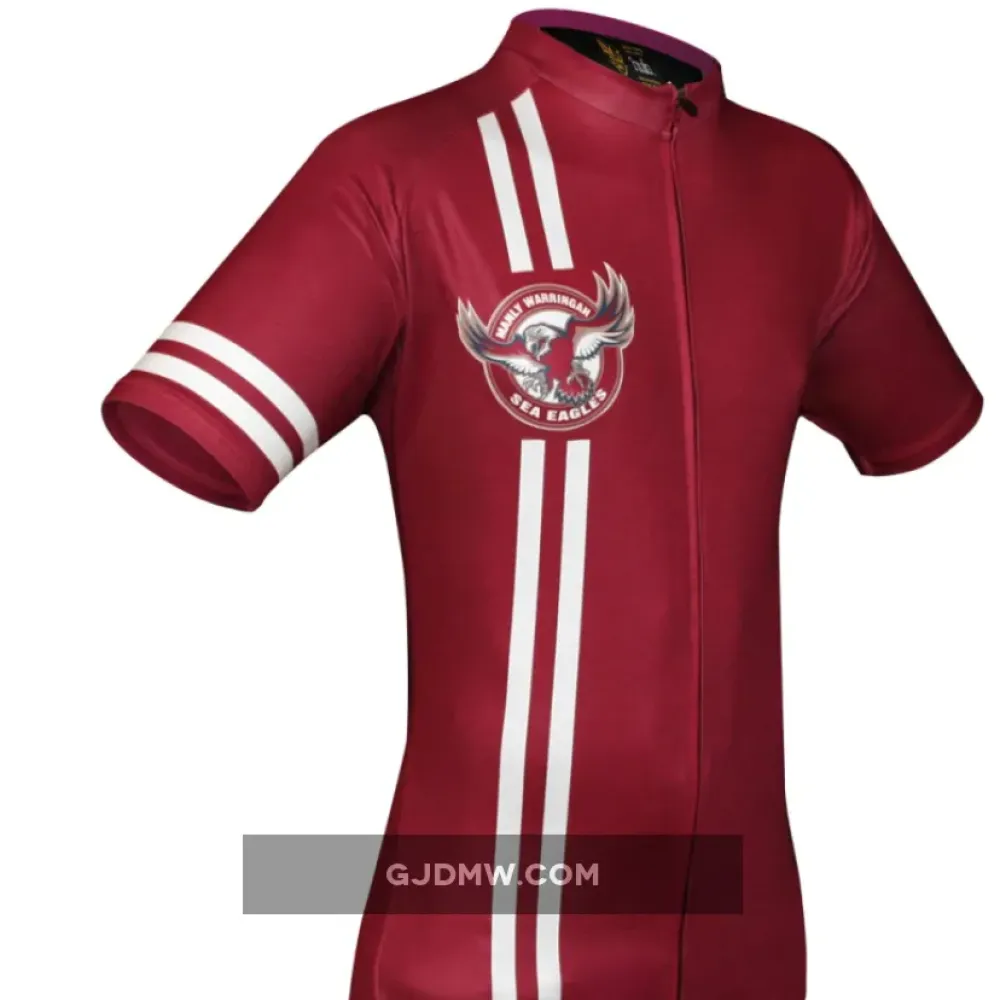 NRL Manly-Warringah Sea Eagles Short Sleeve Cycling Jerseys