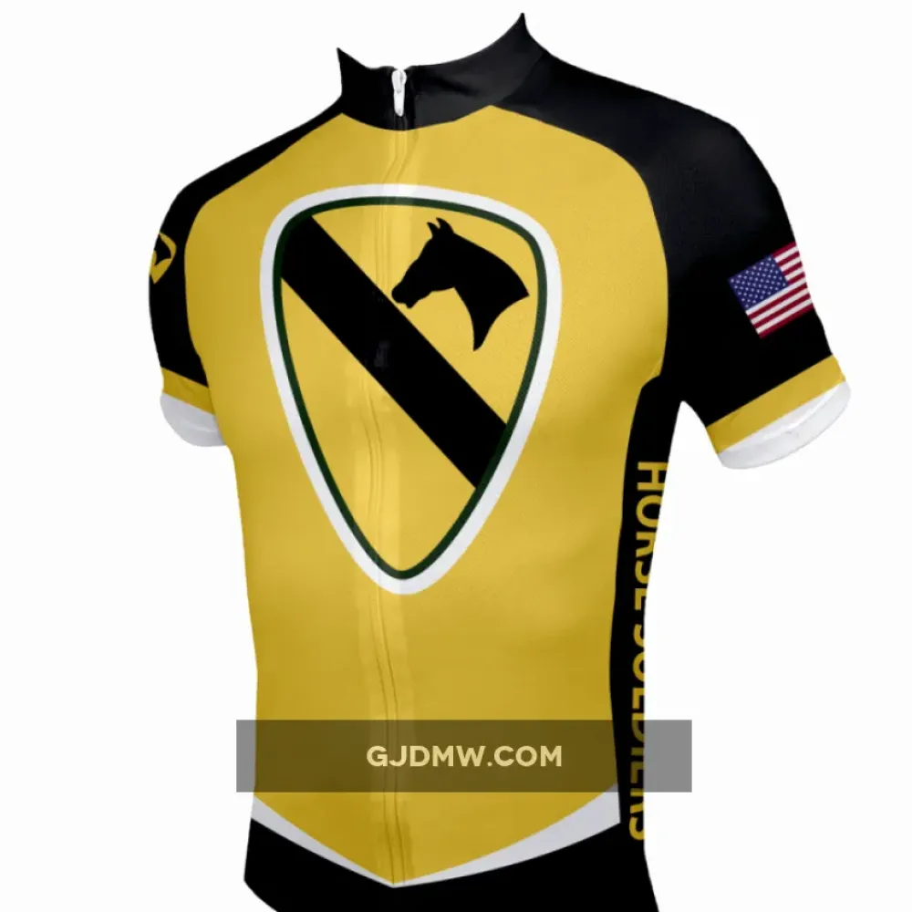US Army Unit 1st Cavalry Division Cycling Jerseys