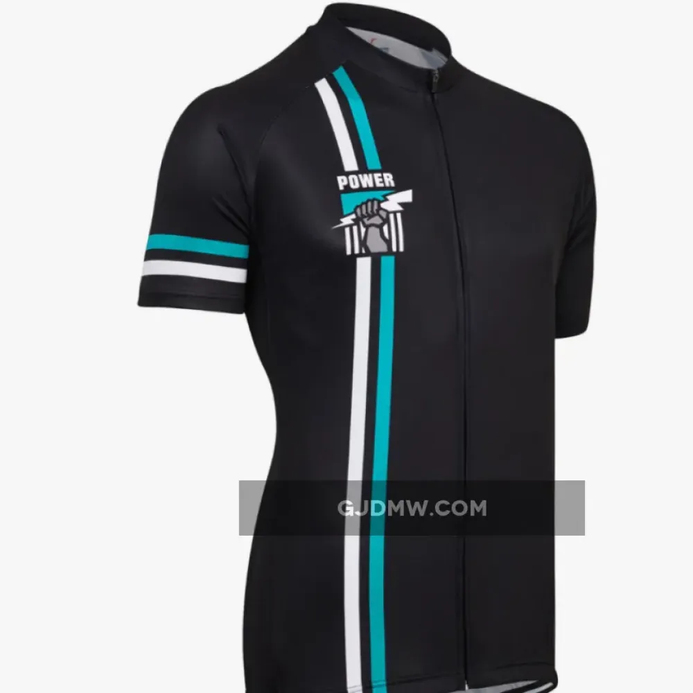 AFL Port Adelaide Power Short Sleeve Cycling Jerseys