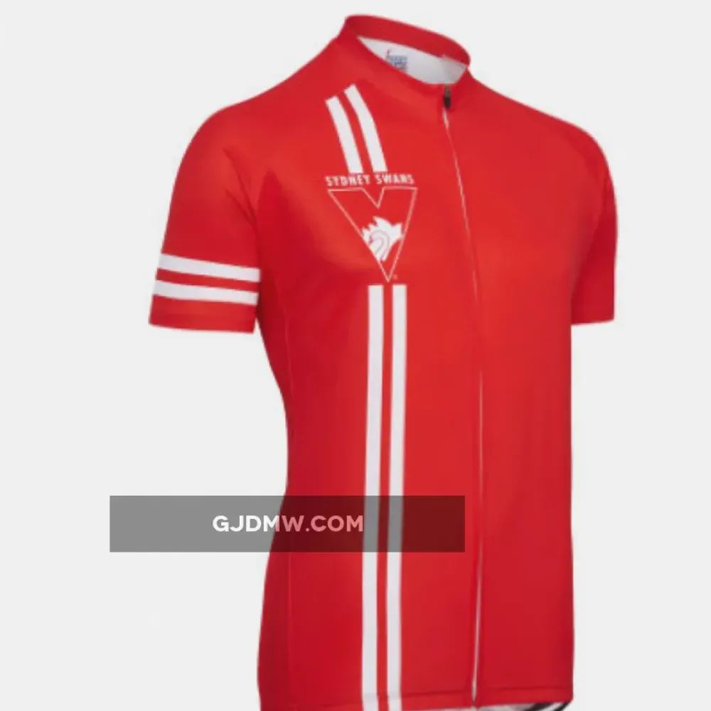 AFL Sydney Swans Mountain and road bike Short Sleeve Cycling Jerseys