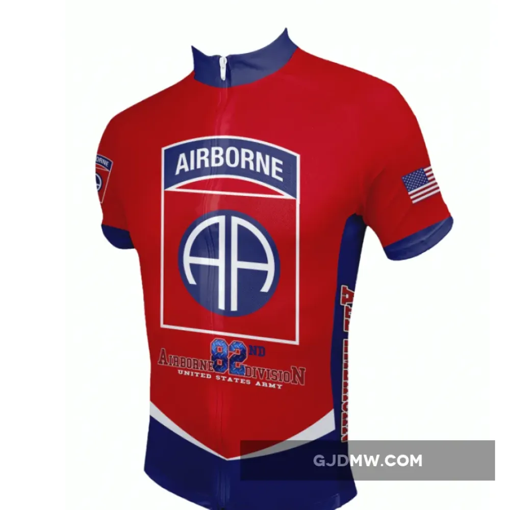 US Army Unit 82nd Airborne Division Cycling Jerseys