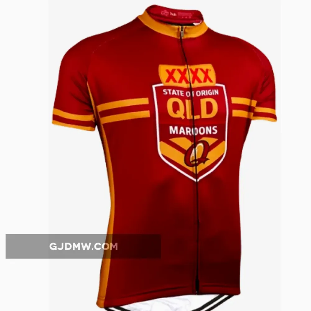 NRL Queensland Maroons Short Sleeve Cycling Jerseys