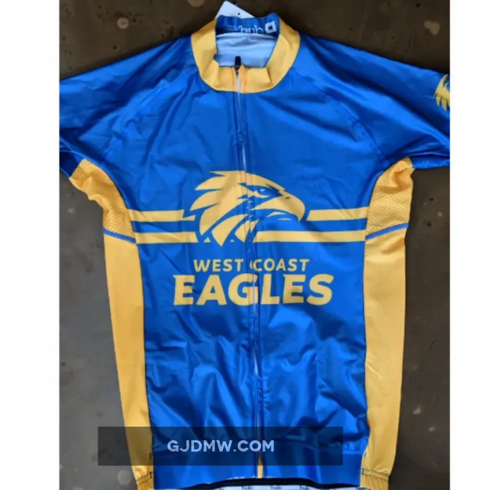 AFL West Coast Eagles Bike Clothing Short Sleeve Cycling Jerseys