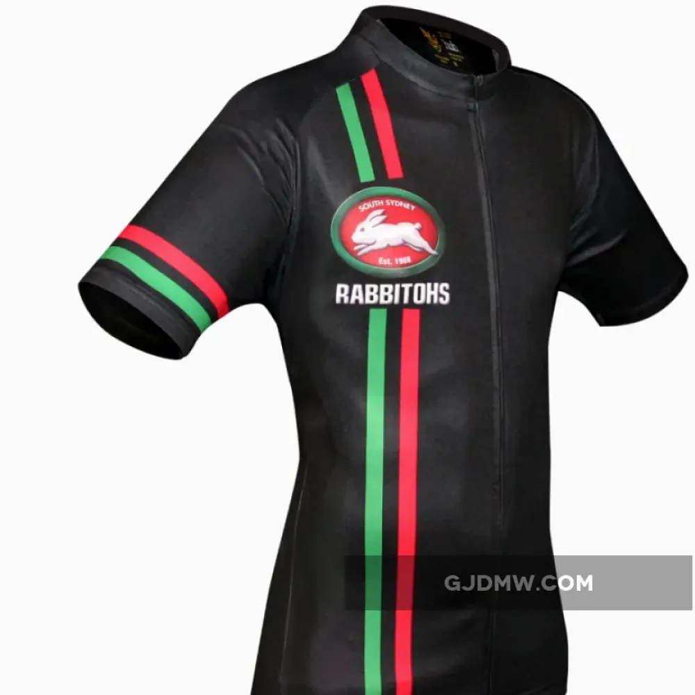 NRL South Sydney Rabbitohs Short Sleeve Cycling Jerseys