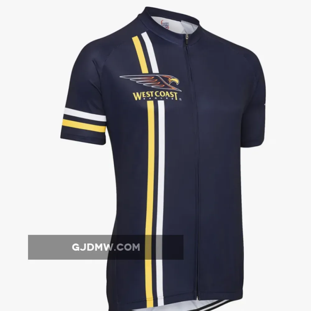 AFL West Coast Eagles Mountain and road bike Short Sleeve Cycling Jerseys