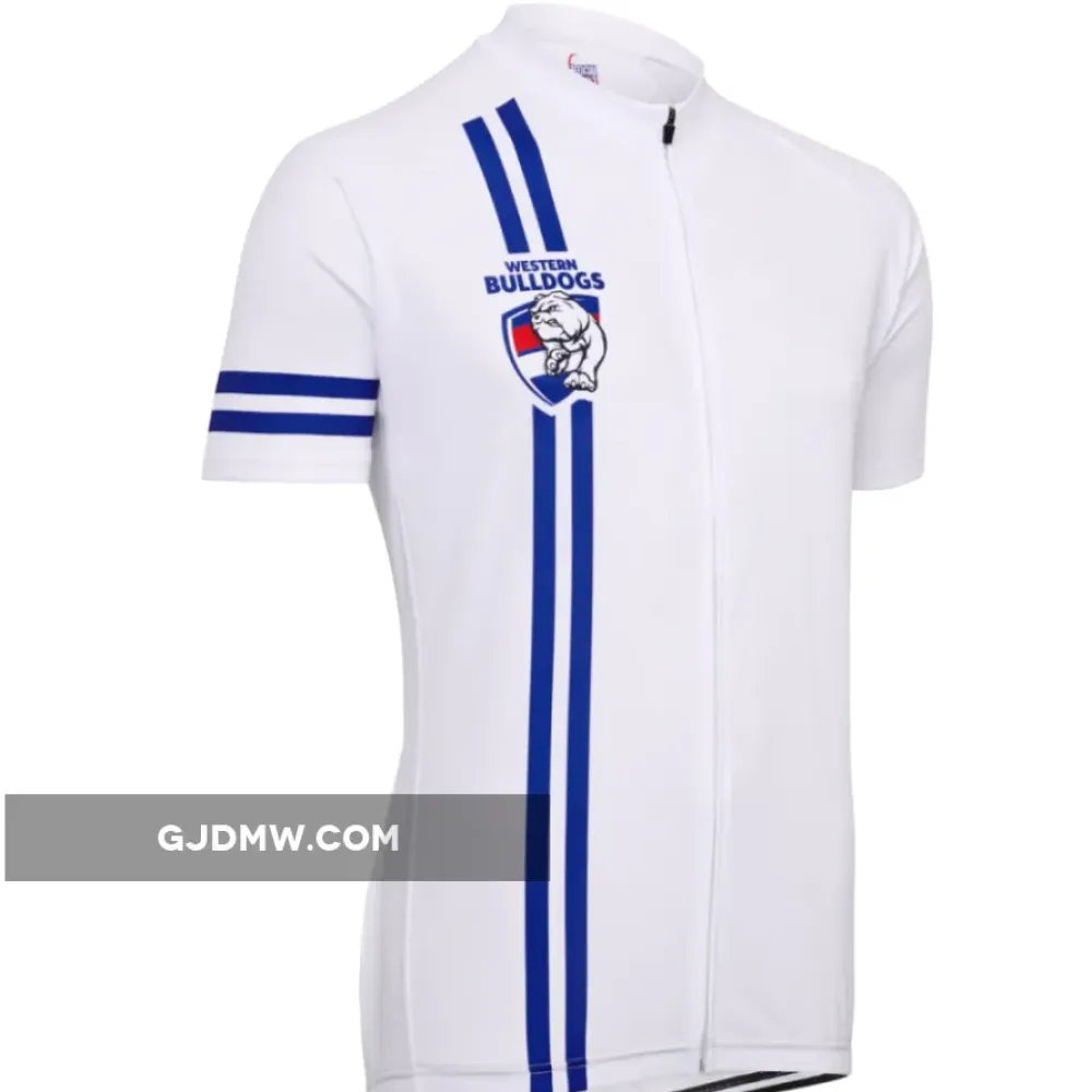 AFL Western Bulldogs Mountain and road bike Short Sleeve Cycling Jerseys