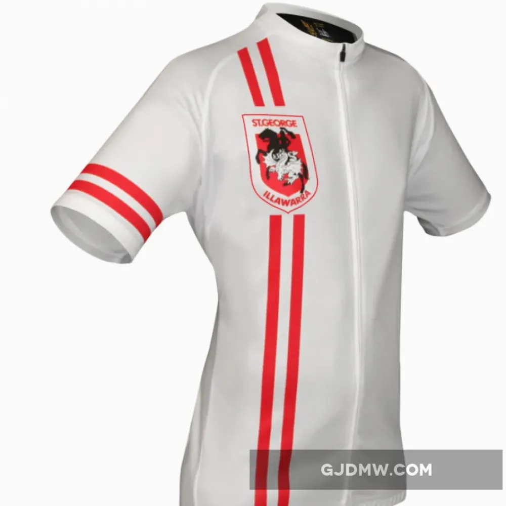 NRL St. George Illawarra Dragons Short Sleeve Cycling Jerseys