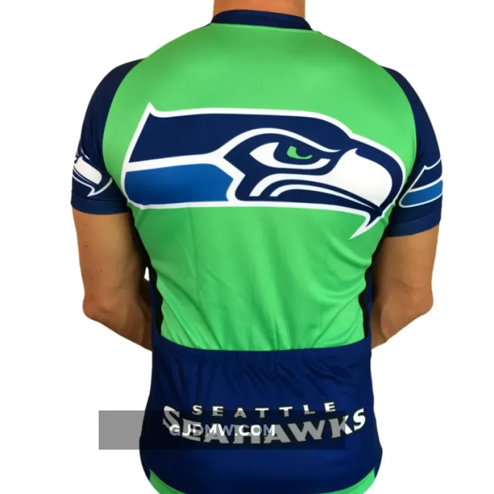 NFL Seattle Seahawks Short Sleeve Cycling Jersey