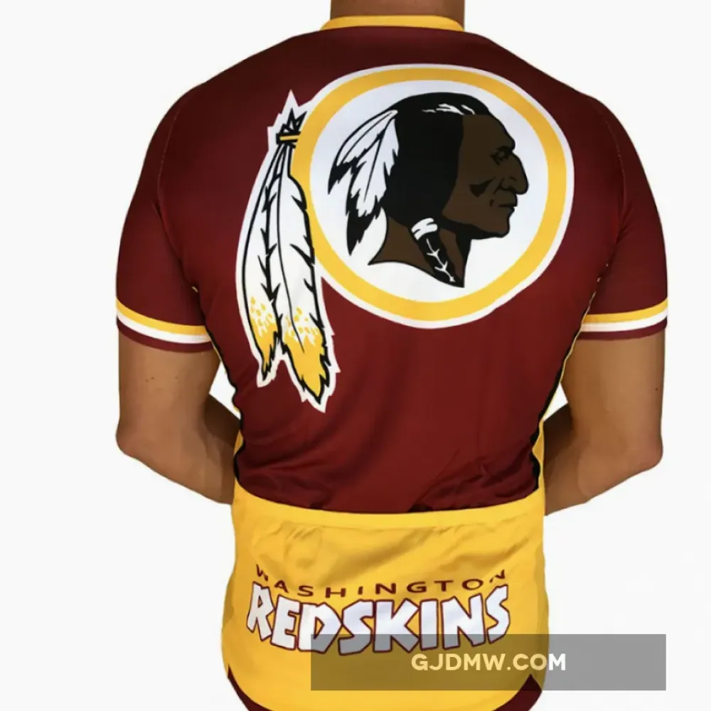 NFL Washington Redskins Short Sleeve Cycling Jersey